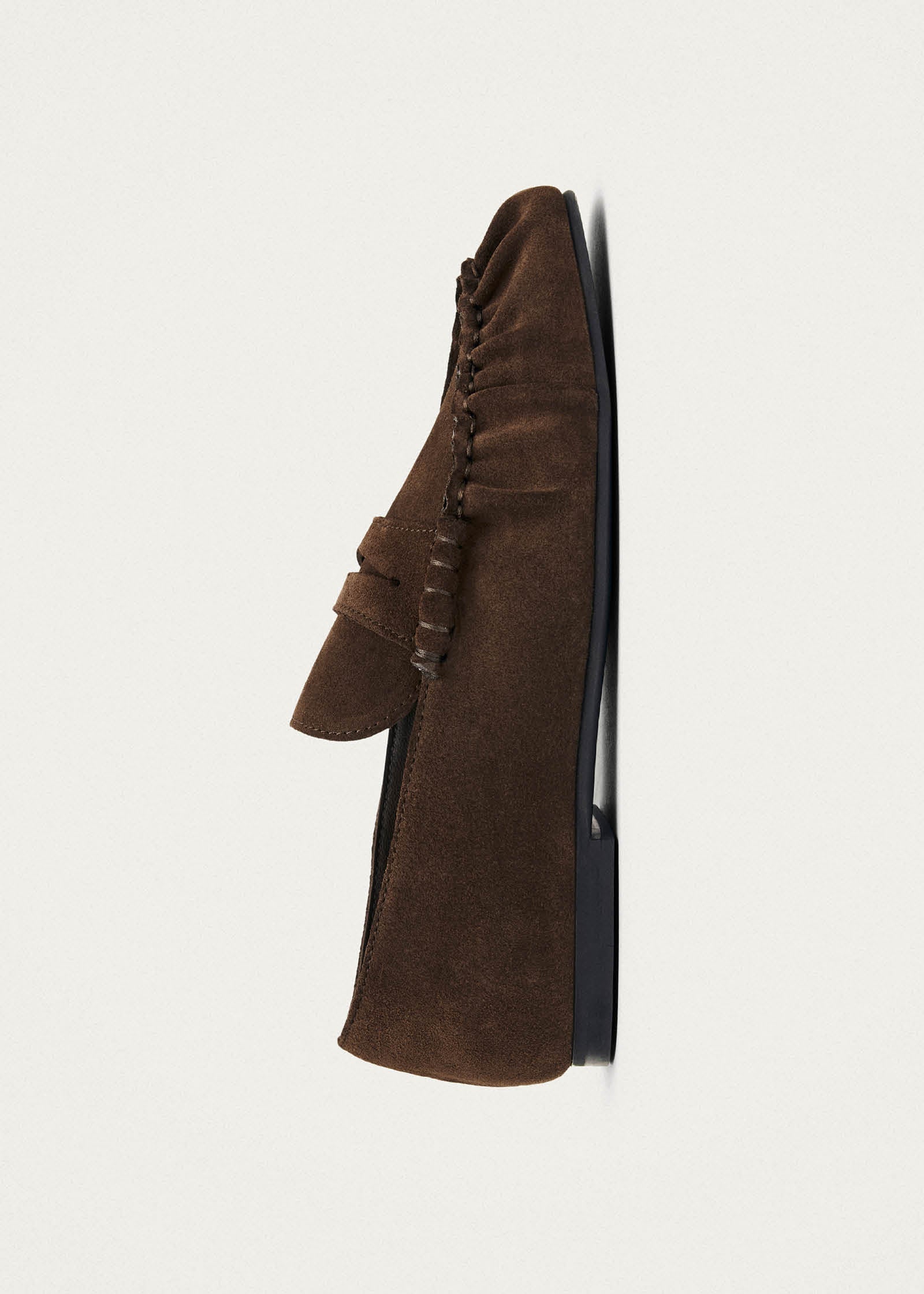 Alohas Aven Suede Leather Loafers - Brown