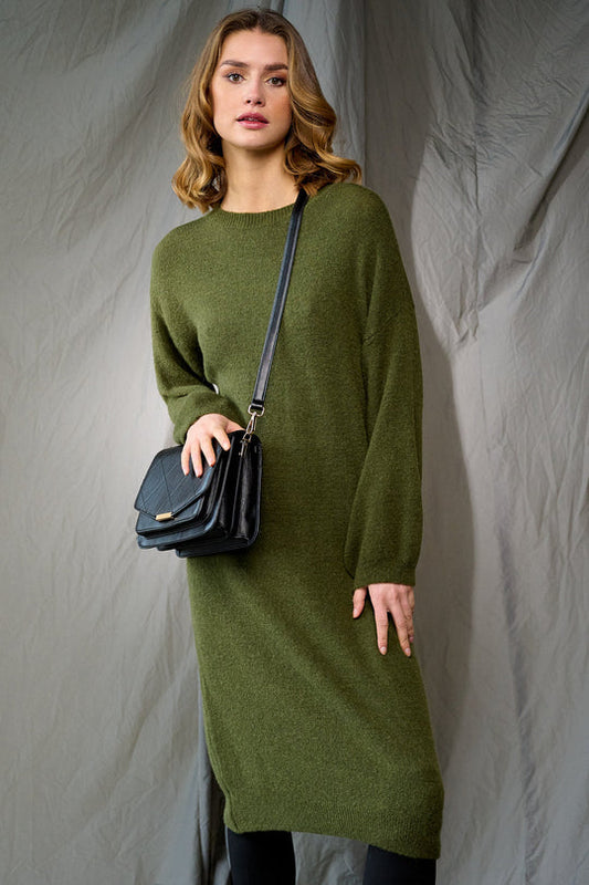 Noella - Penn Knit Dress - Army