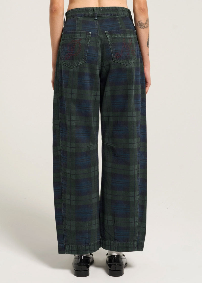 Damson Madder Neve Jeans - Over Dye Check