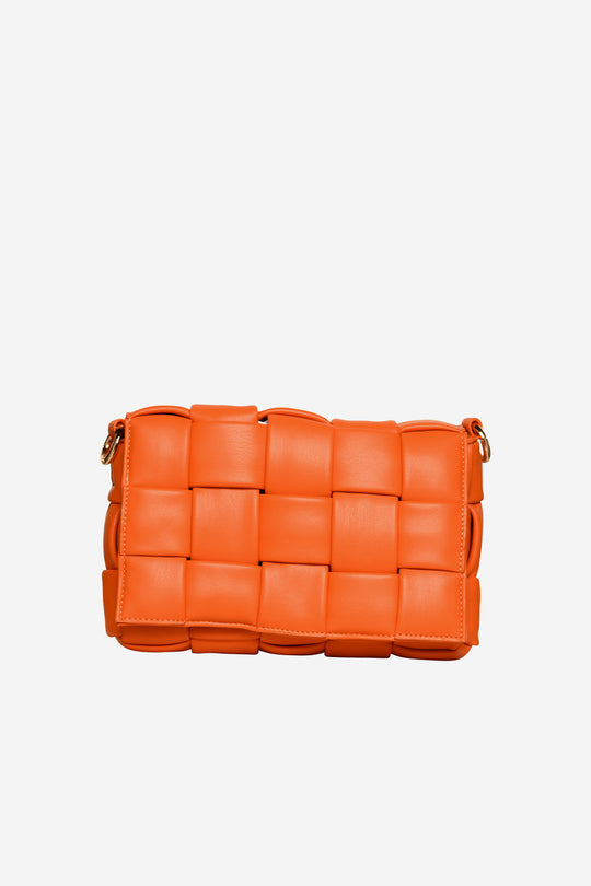 Noella - Brick Compartment Bag - Orange