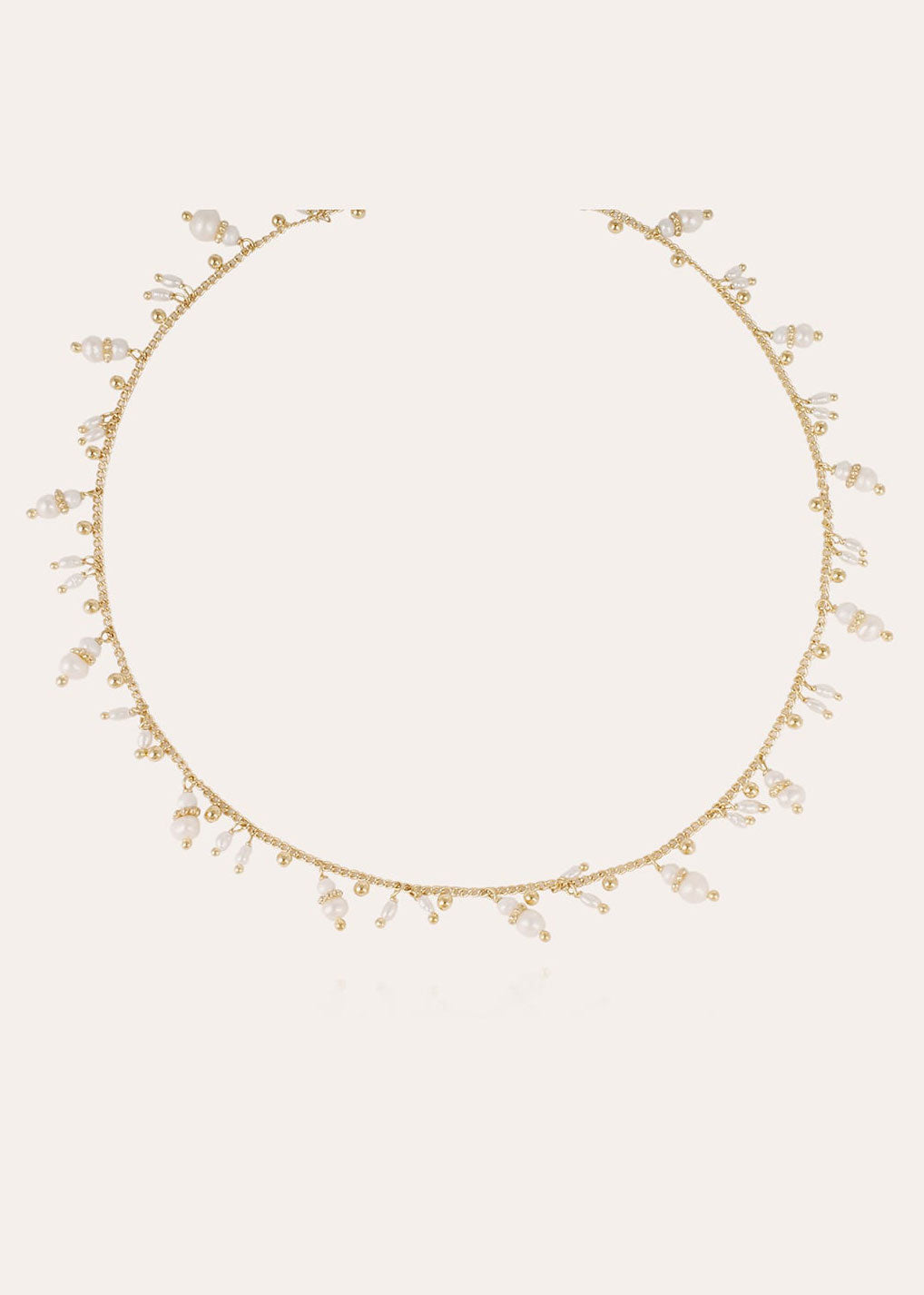 Gas Bijoux Tangerine Necklace - White Mother-of-pearl