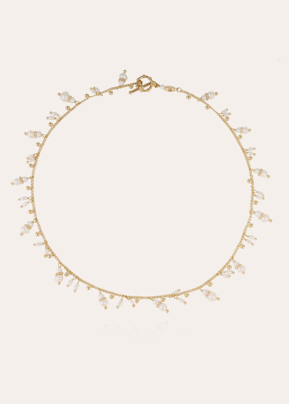 Gas Bijoux Tangerine Necklace - White Mother-of-pearl