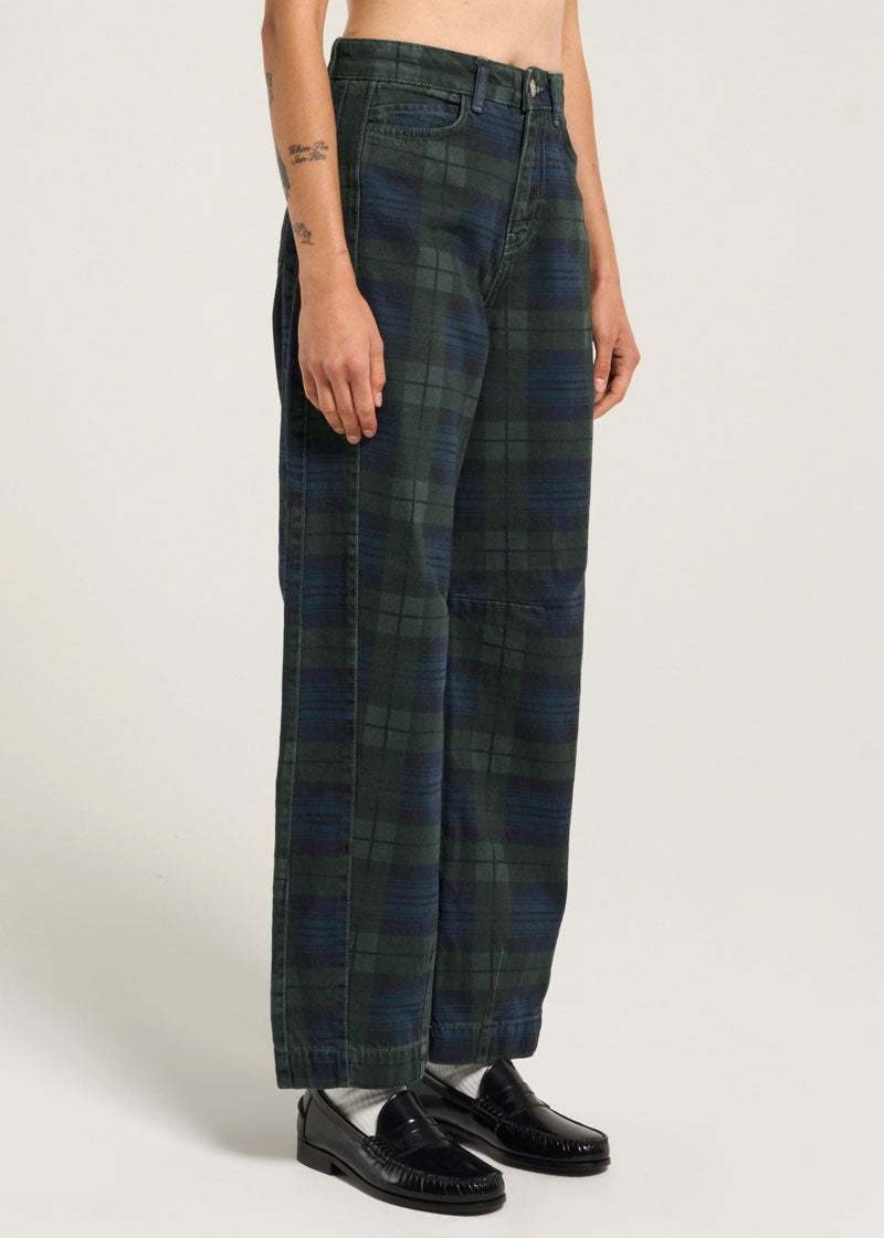 Damson Madder Neve Jeans - Over Dye Check