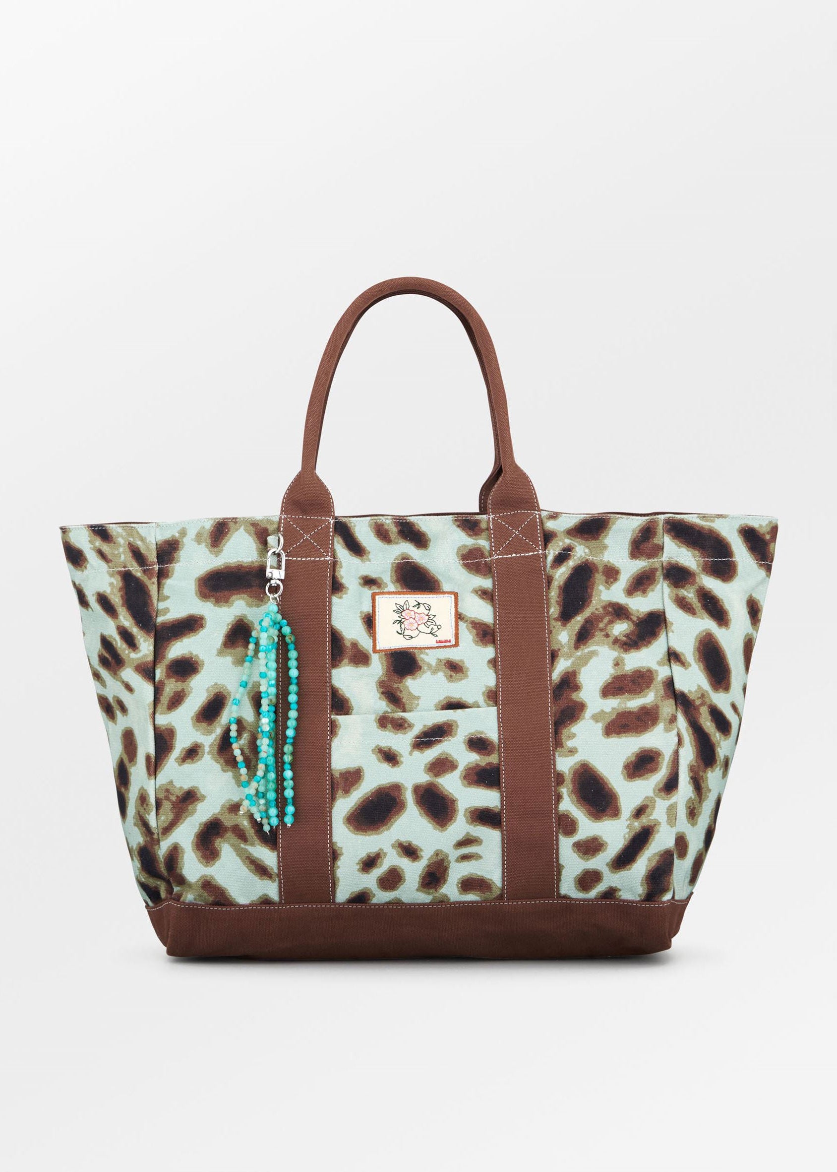 BeckSöndergaard Leola Canvas Camila Bag - Aqua Grey