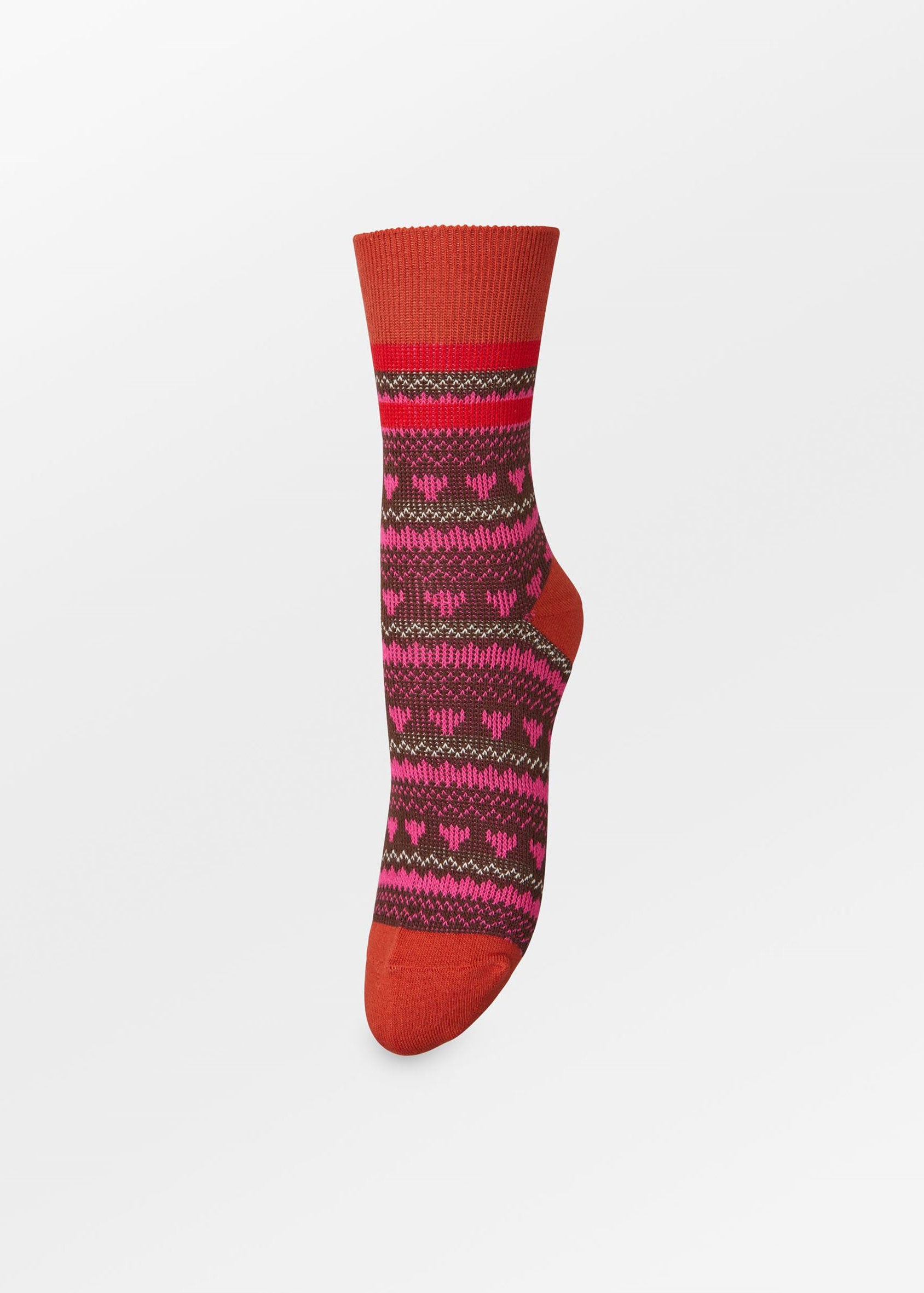 BeckSöndergaard Barlow Cotta Sock - Rooibos Orange