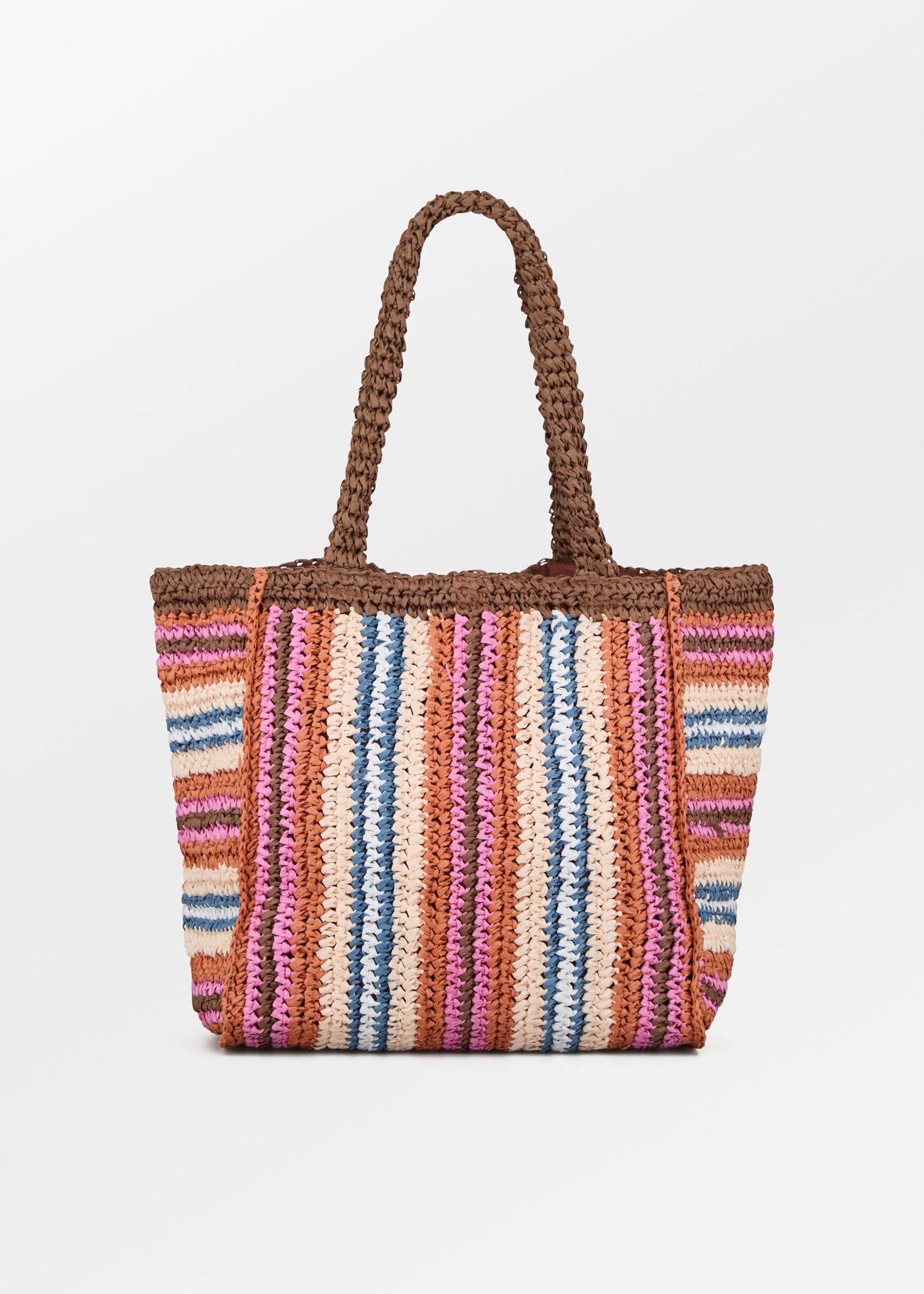 BeckSöndergaard Stripe Straw Tota Bag