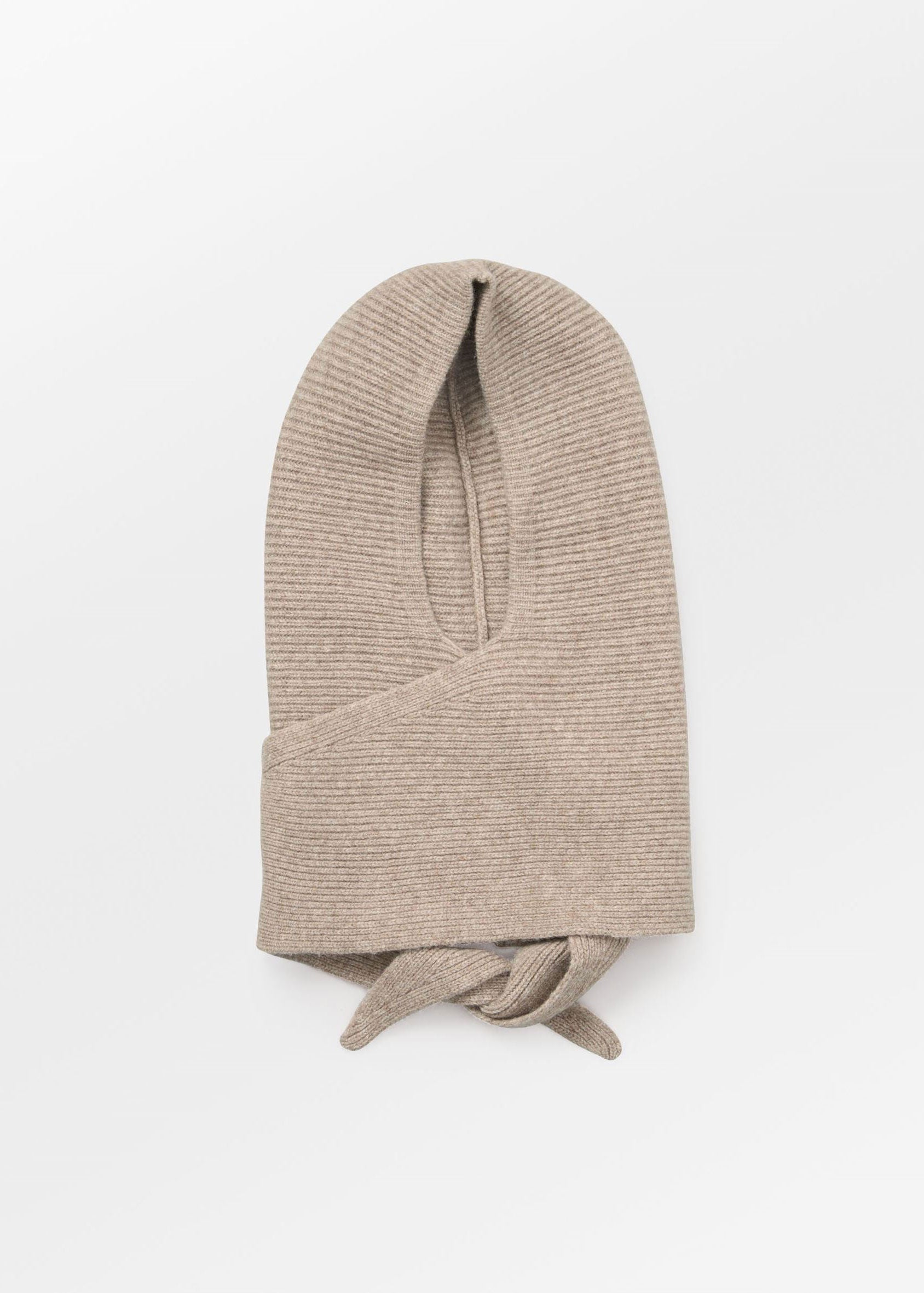 BeckSöndergaard Tie Balaclava - SImply Taupe Beige