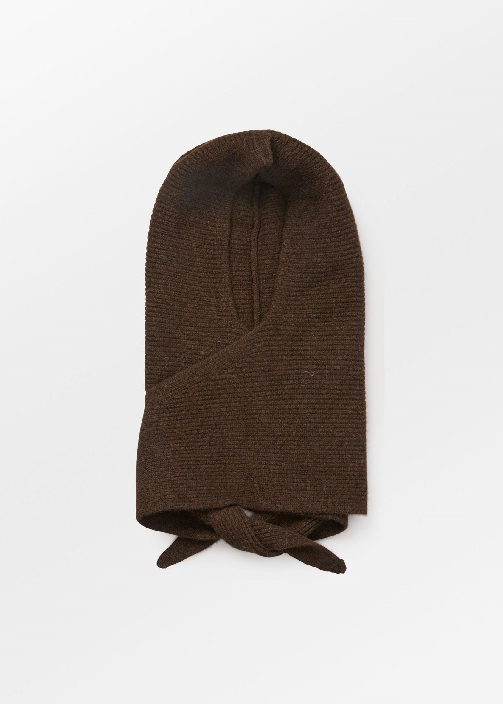 BeckSöndergaard Tie Balaclava - Hot Fudge Brown