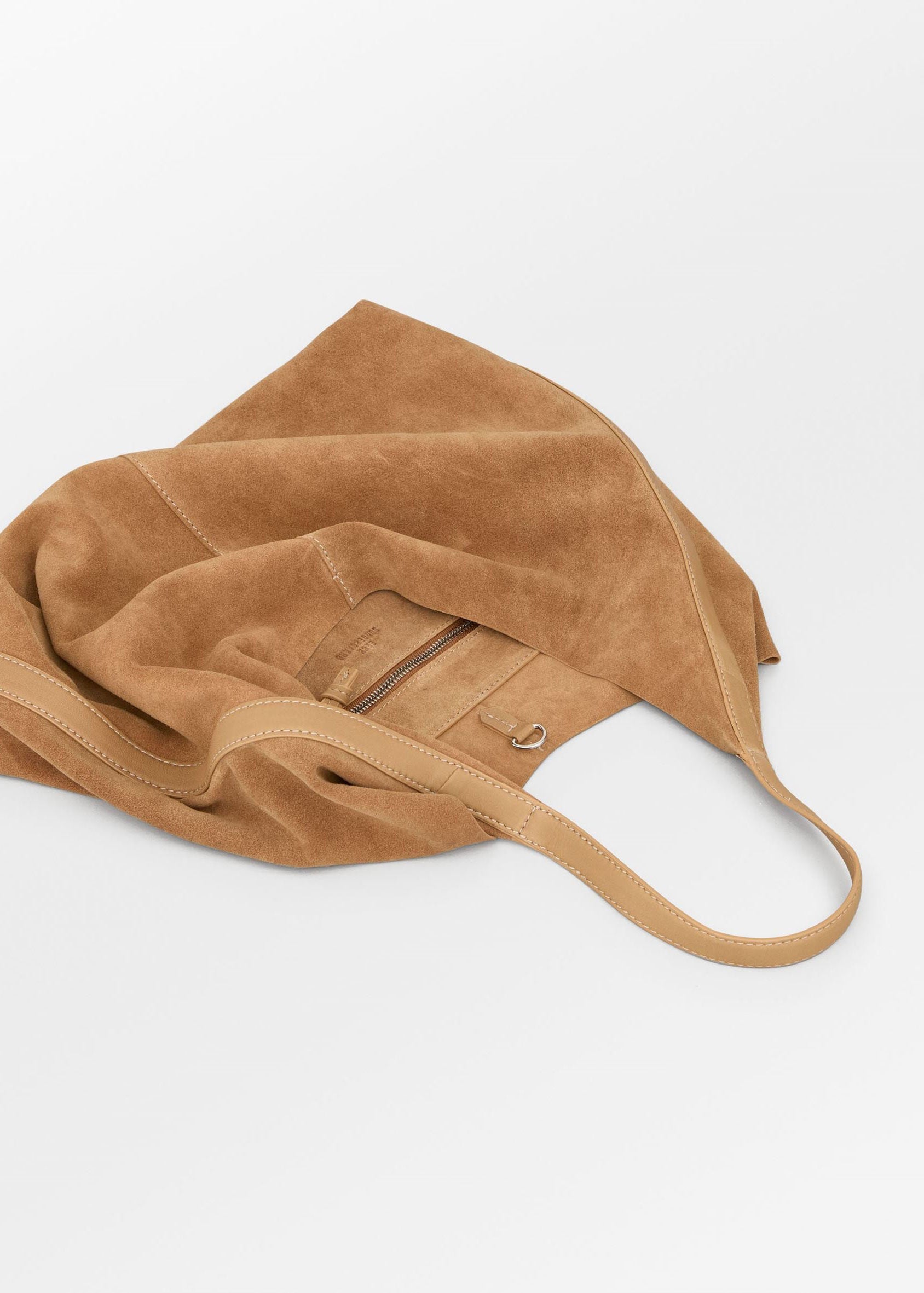 BeckSöndergaard Suede Siena Bag - Almond