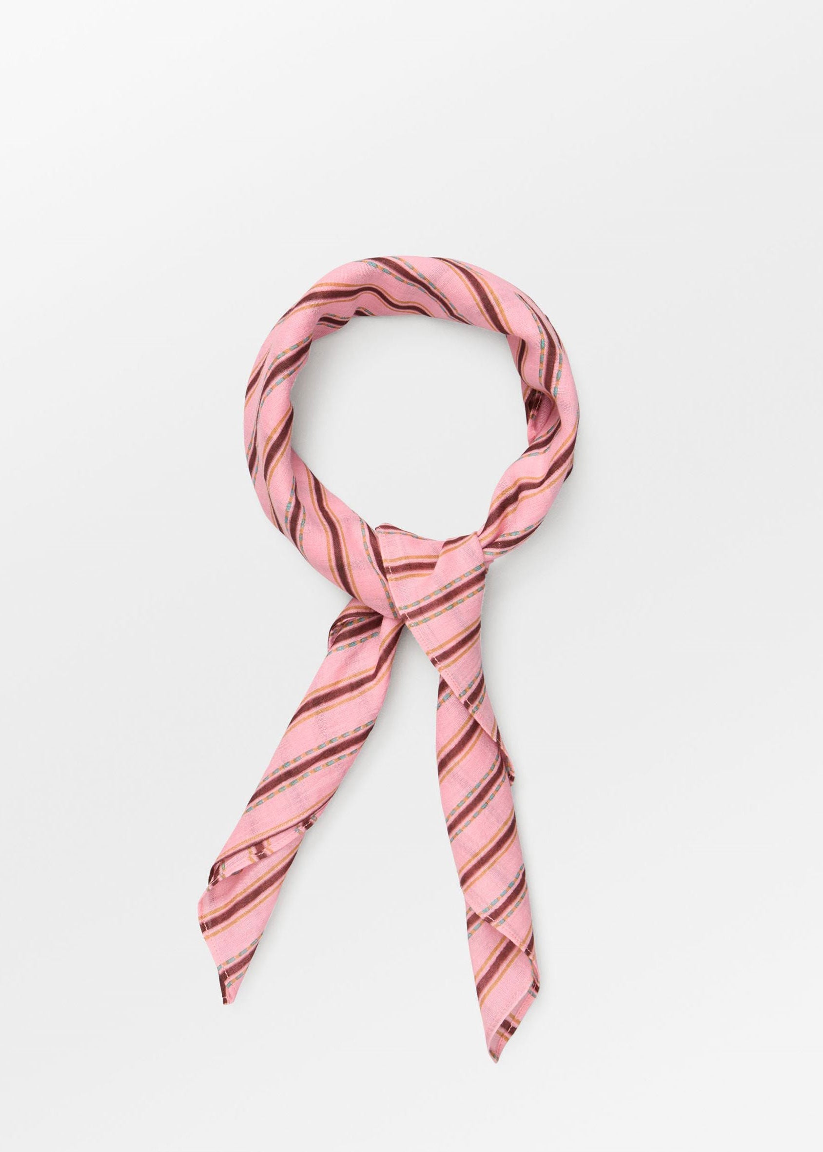 BeckSöndergaard Linoa Cotta Scarf - Pink Nectar