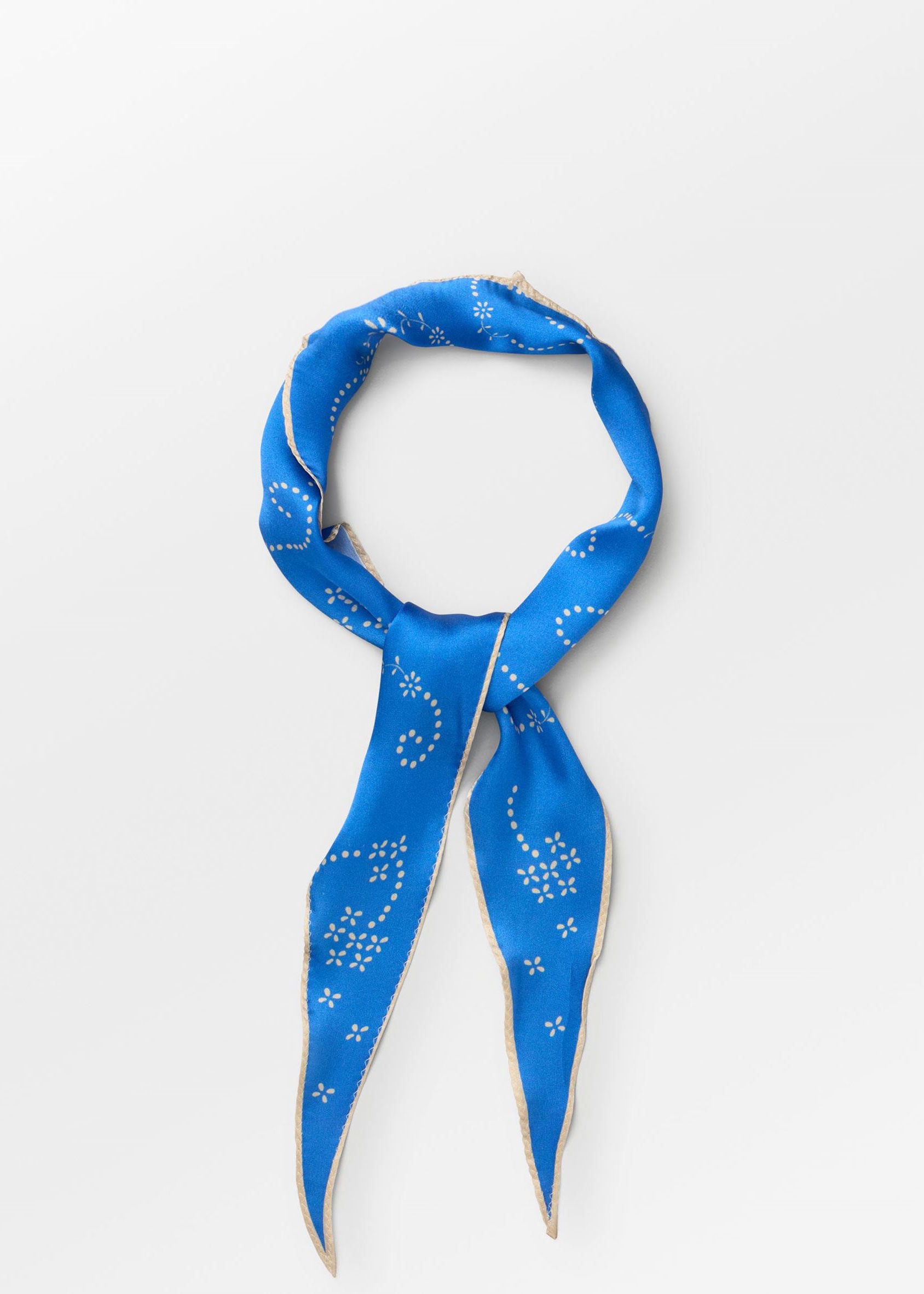 BeckSöndergaard Anglaisia Diamond Scarf - Regatta Blue