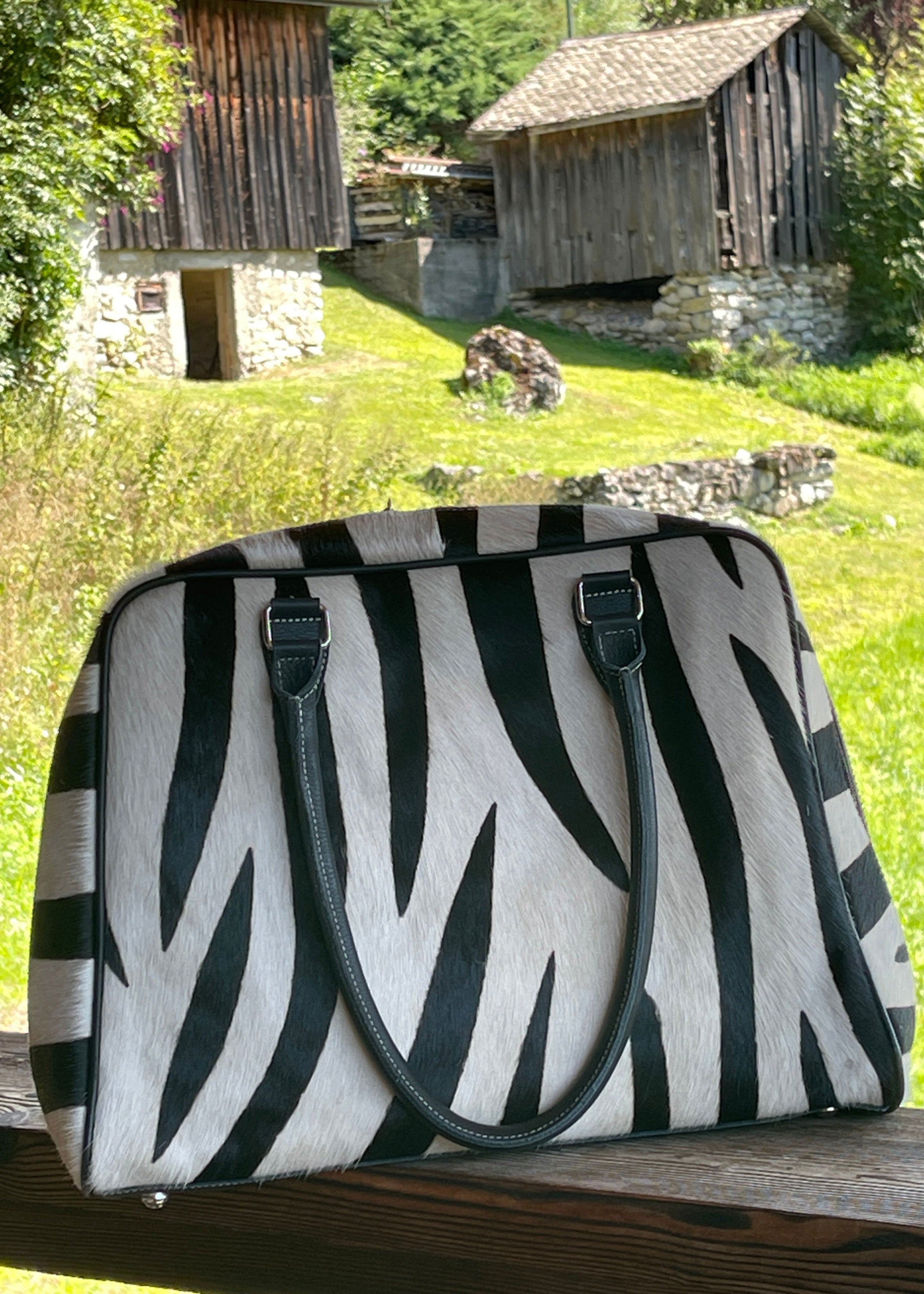 Forever Wild Ziggy Bowling Bag - Zebra