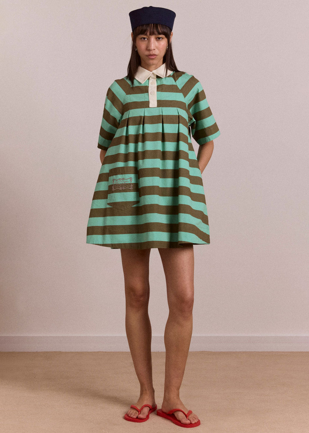 Damson Madder Maggie Mini Polo Dress