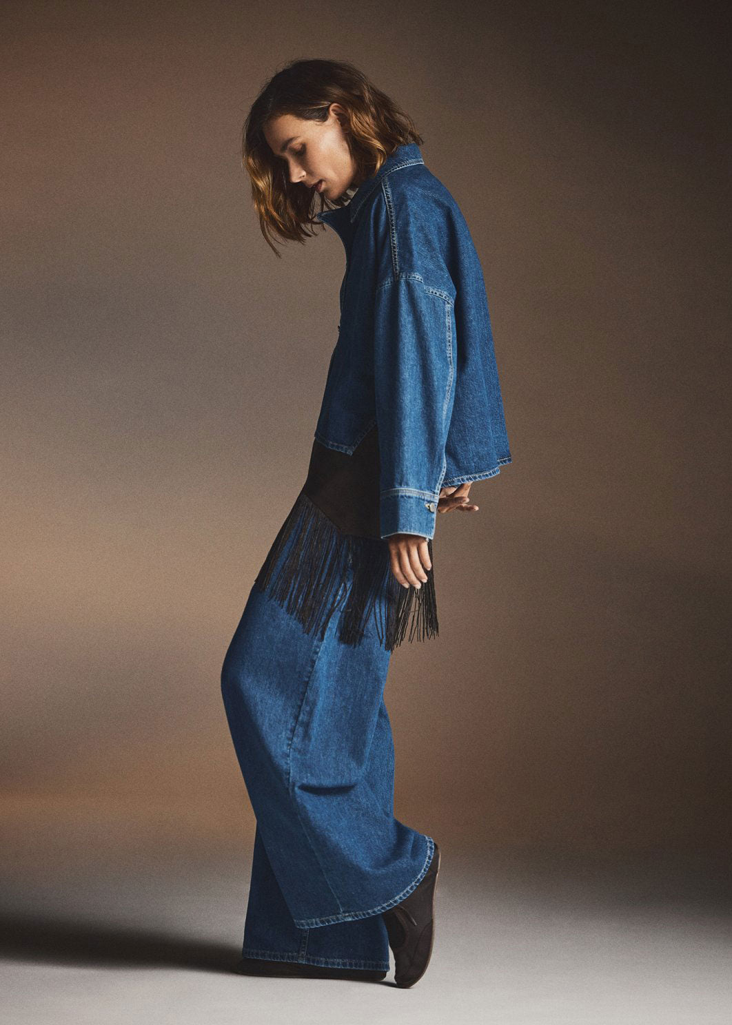 MSCH Copenhagen MSCHLoa Lis HW Boxy Wide Jeans Long