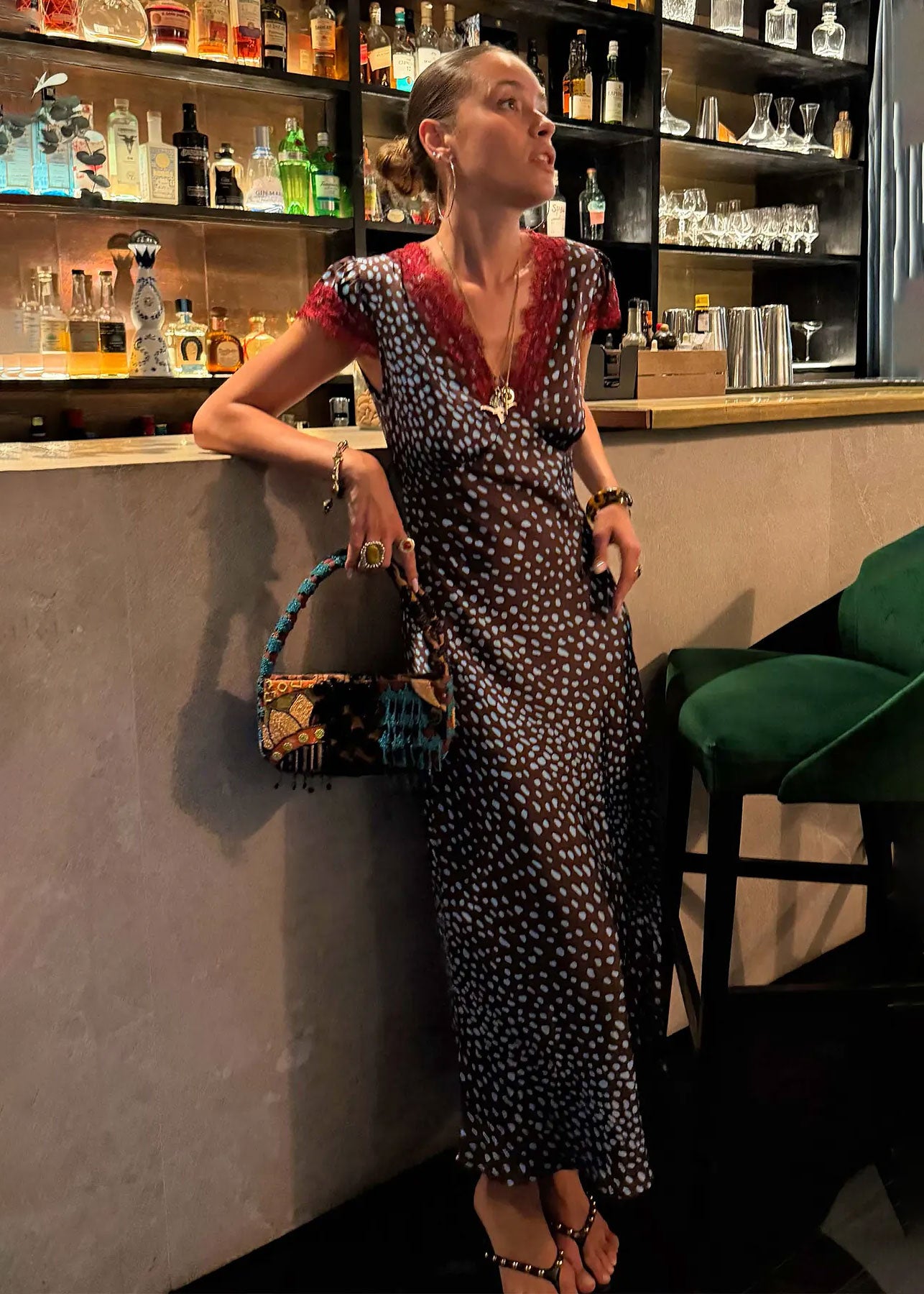 Never Fully Dressed Chocolate Deer Olivia Dress