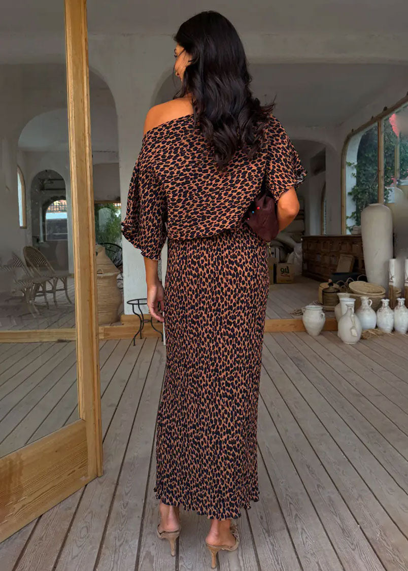 Never Fully Dressed Lucia Leopard Tilly Dress