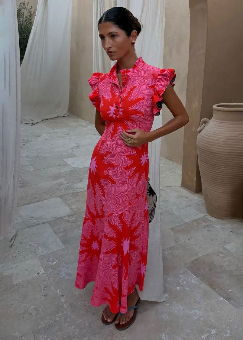 Never Fully Dressed Pink Soleil Remi Dress