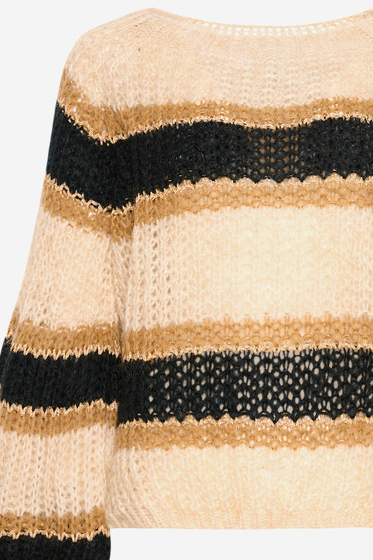 Noella - Pacific Knit Sweater - Camel Mix