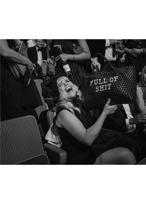 Lilly Loves FULL OF SH!T Woven Handbag