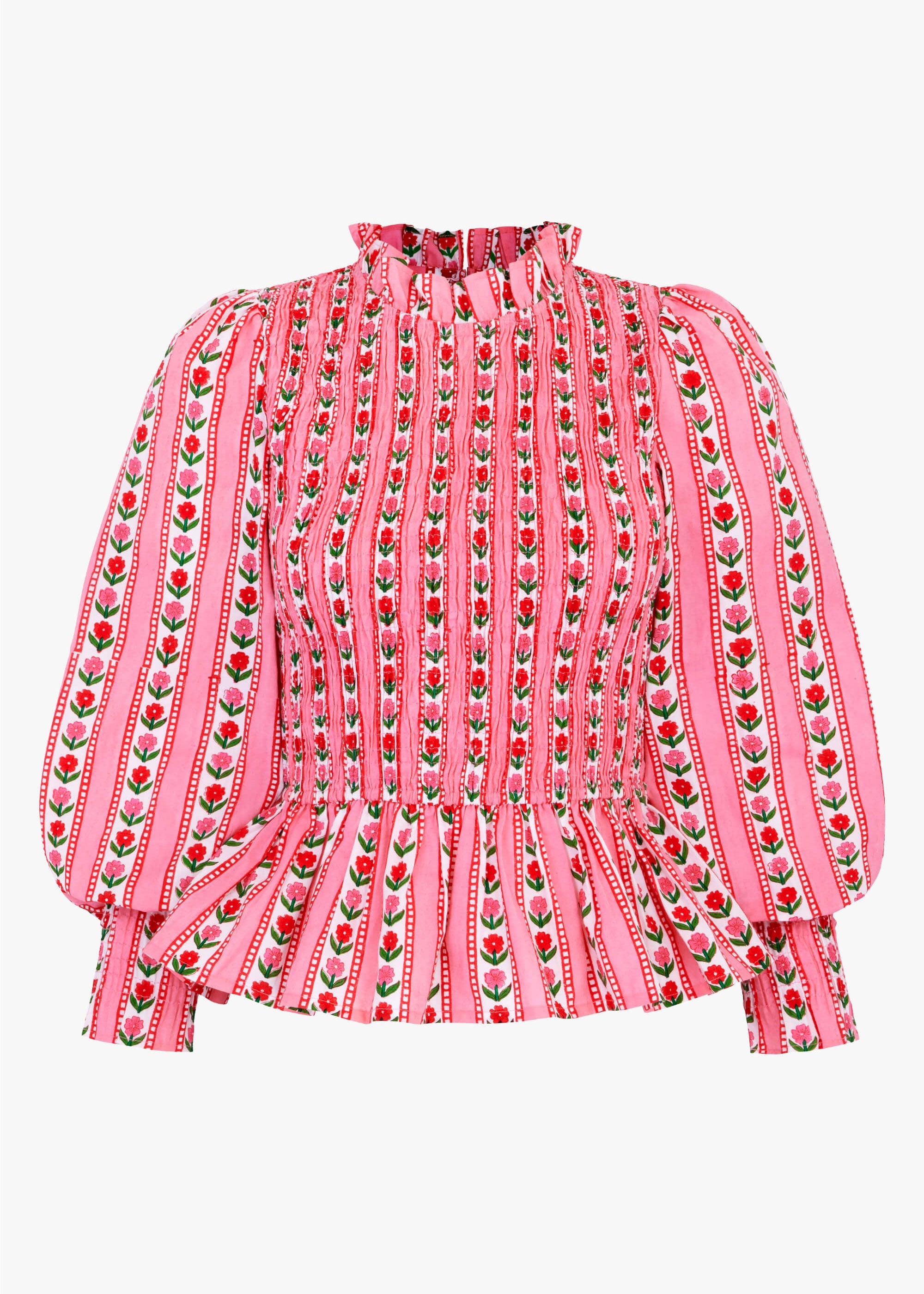 Pink City Prints Alpine Rose Isabel Top