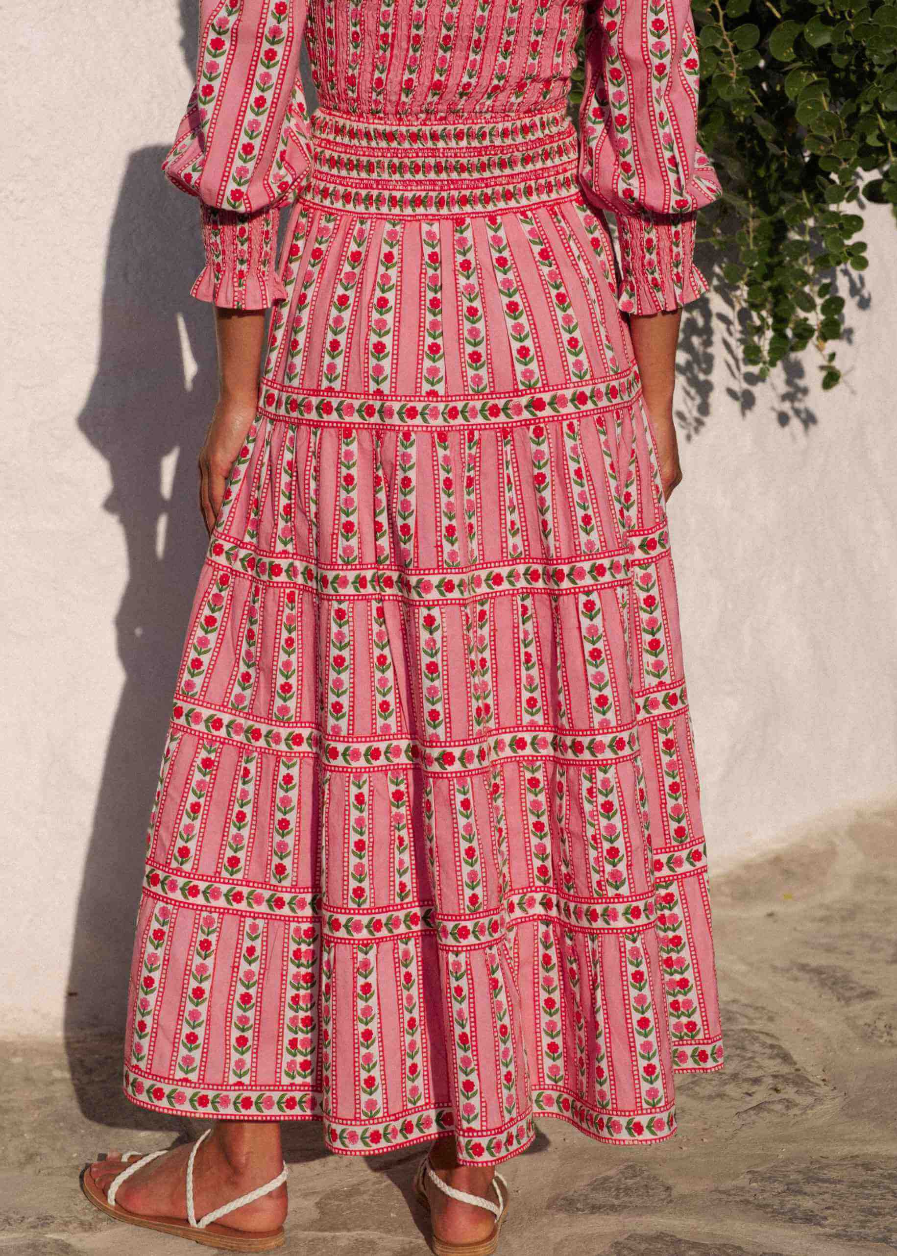 Pink City Prints Alpine Rose Rah Rah Skirt