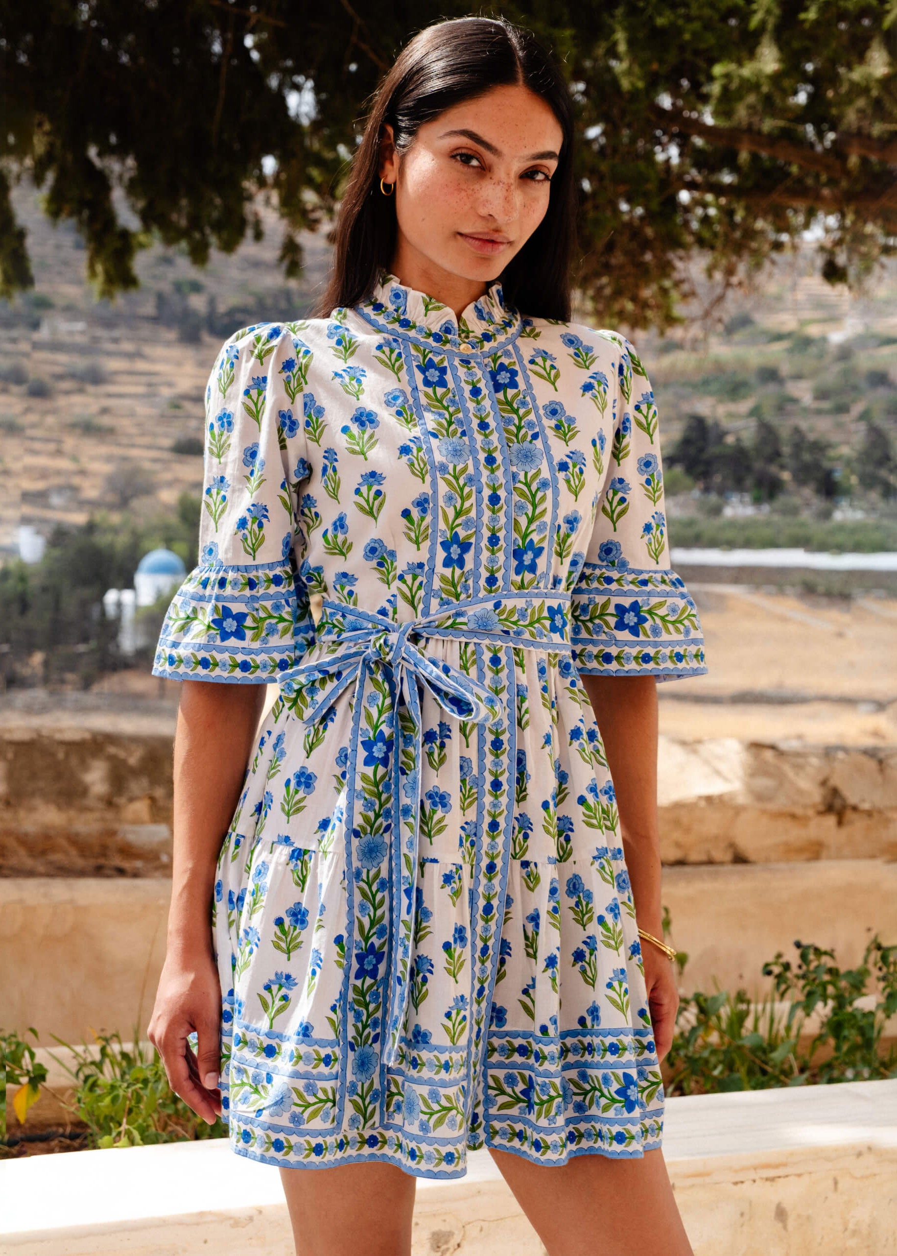 Pink City Prints Lapis Meadow Gemma Mini