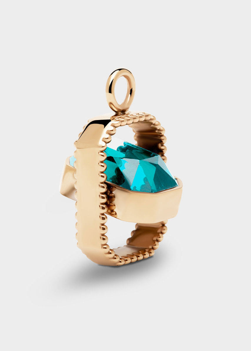 Coluri Talisman Gold Charm - Turquoise