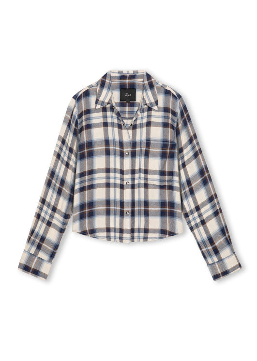 Rails Malin Shirt - Ecru Midnight