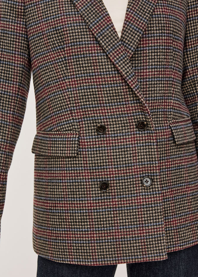 Rails Jac Blazer - Oxford Plum