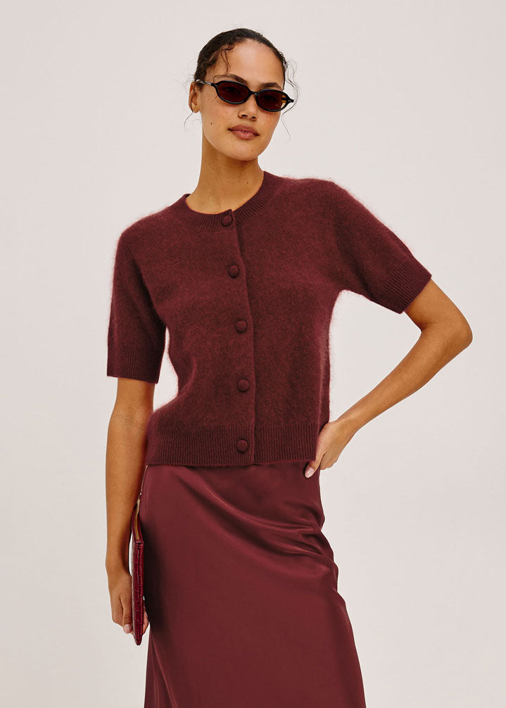 Rails Roman Sweater - Crimson