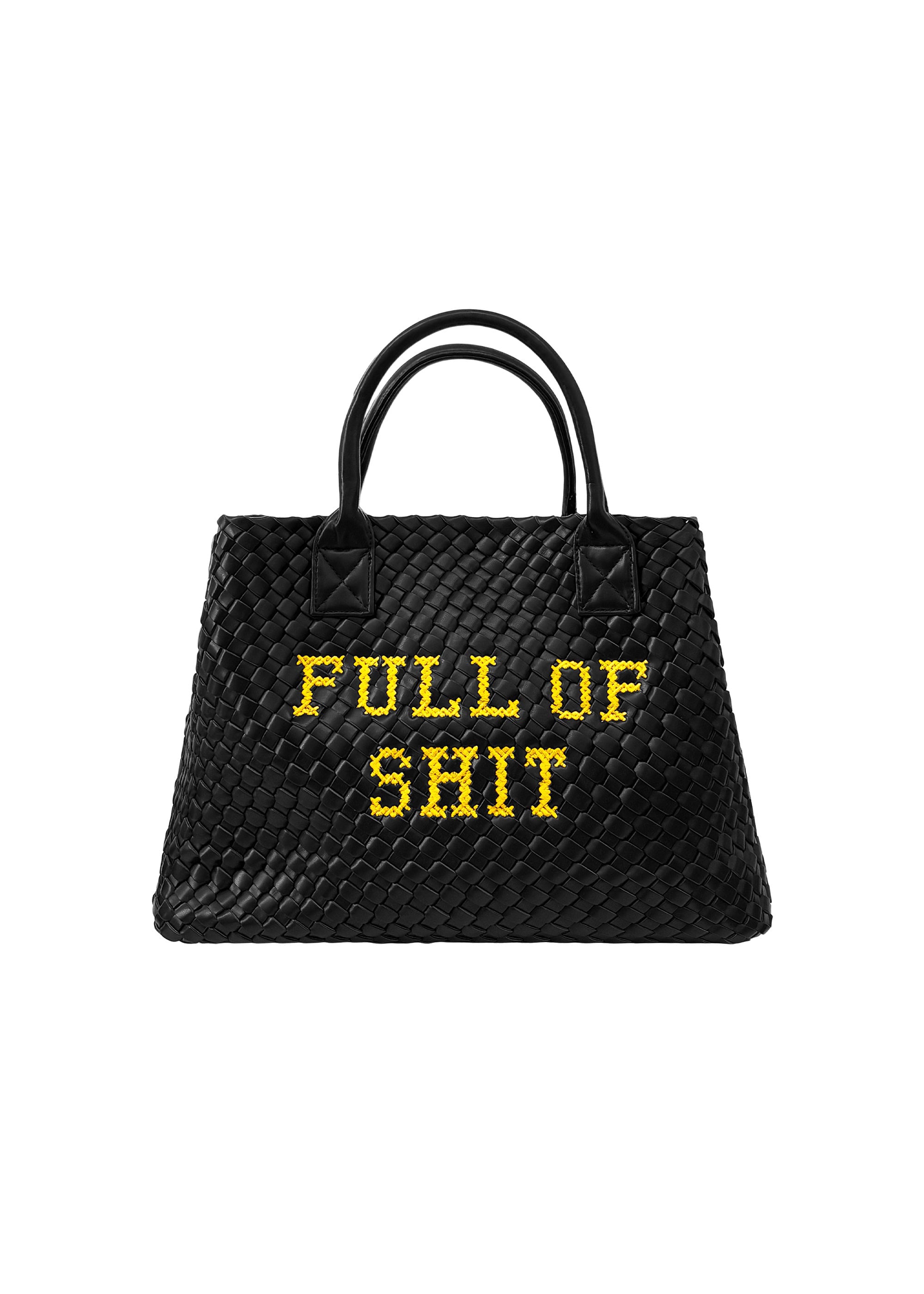 Lilly Loves FULL OF SH!T Woven Handbag