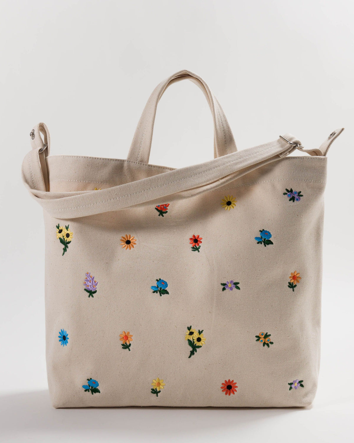 BAGGU - Horizontal Duck Bag - Embroidered Ditsy Floral