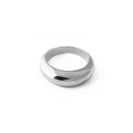 Orelia - Slim Domed Ring - Silver - KitiCymru
