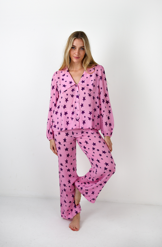 it's 9pm - Frenchie - Wobbly Star Pink
